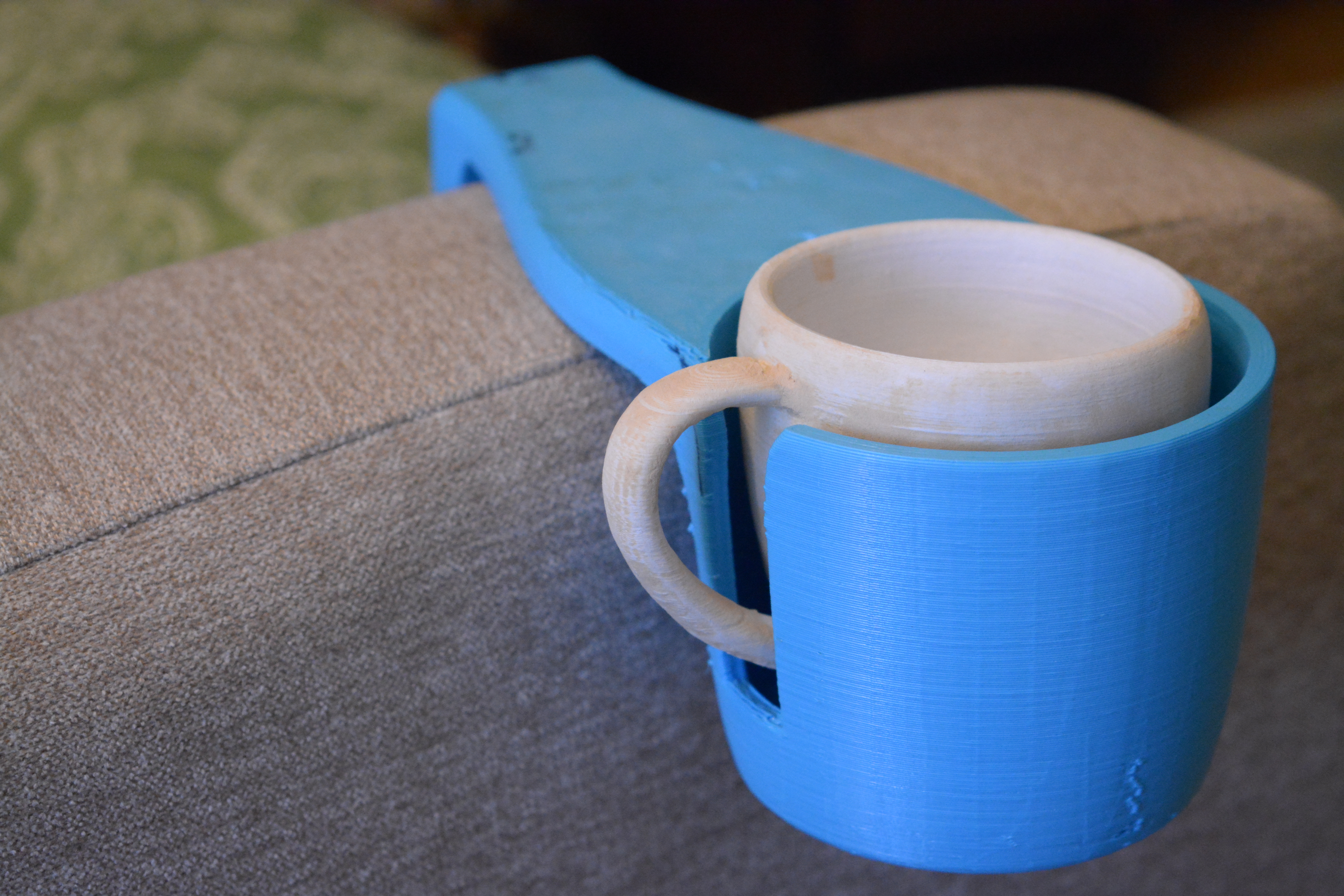 Free STL file Sofa Cup Holder・3D printable design to download・Cults